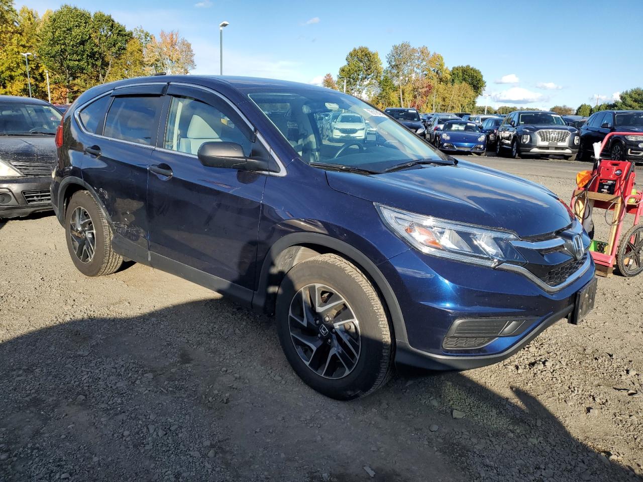 2016 Honda CR-V VIN 5J6RM4H42GL114367 Copart auction photo, side / minor dent/scratches damage thumbnail 4