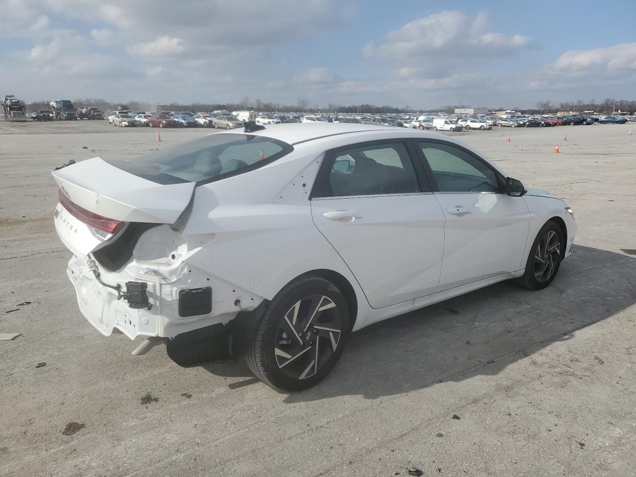 2024 Hyundai Elantra VIN KMHLS4DG1RU807019 Copart auction photo, rear end damage thumbnail 3