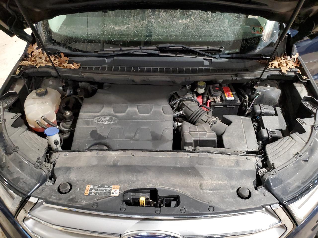 2017 Ford Edge VIN 2FMPK4J85HBC21152 Copart auction photo, front end / side damage thumbnail 14