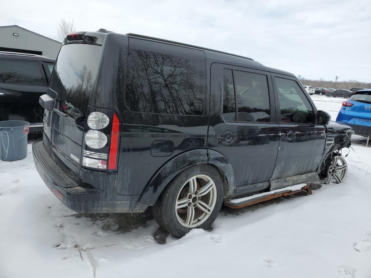 2014 Land Rover LR4 VIN SALAK2V61EA728671 Copart auction photo, front end / undercarriage damage thumbnail 3