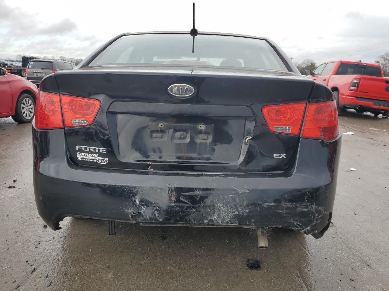 2012 KIA Forte VIN KNAFU4A28C5608116 Copart auction photo, front end / rear end damage thumbnail 6