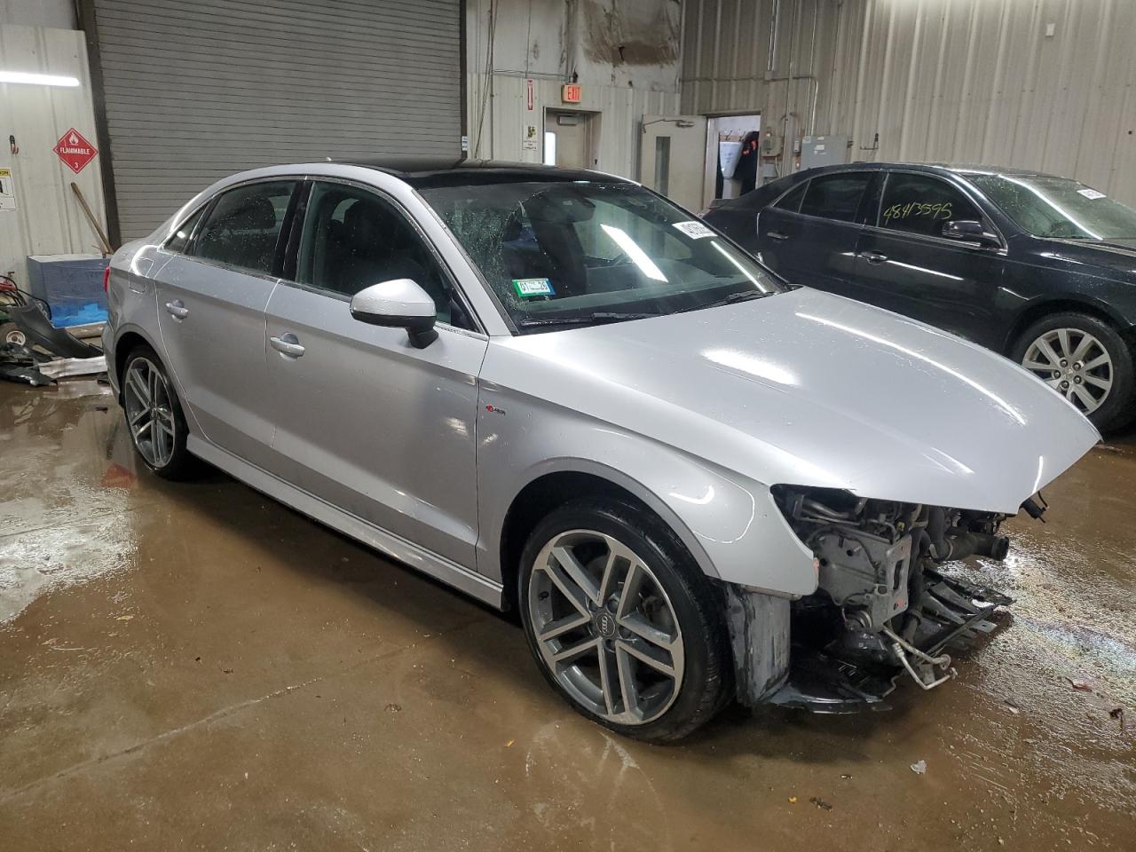 2017 Audi A3 VIN WAUJ8GFF7H1031816 Copart auction photo, front end damage thumbnail 4