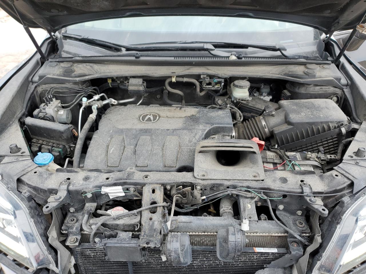 2016 Acura RDX VIN 5J8TB4H58GL805981 Copart auction photo, front end / side damage thumbnail 12