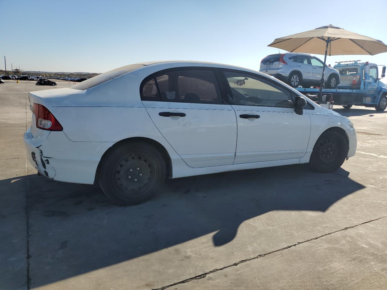 2010 Honda Civic VIN 19XFA1F30AE036228 Copart auction photo, rear end damage thumbnail 3