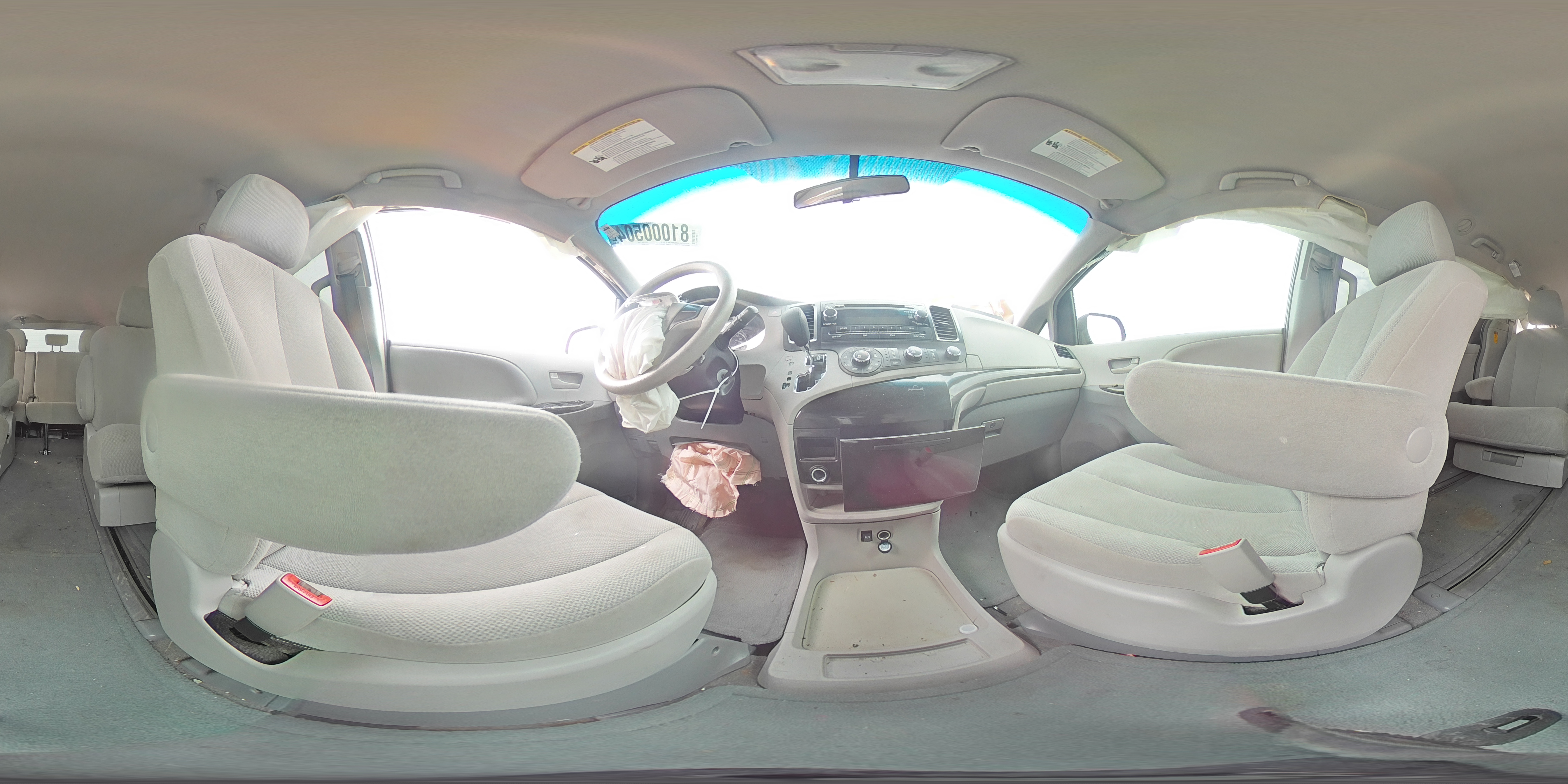 2014 Toyota Sienna VIN 5TDZK3DC8ES448045 Copart auction photo, front end damage thumbnail 13