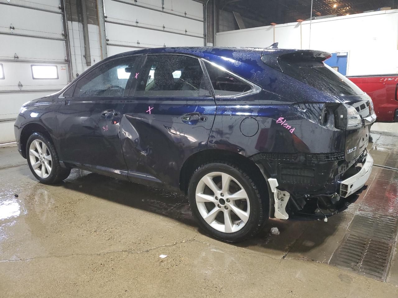 2010 Lexus RX VIN 2T2ZK1BA2AC033386 Copart auction photo, side / rear end damage thumbnail 2