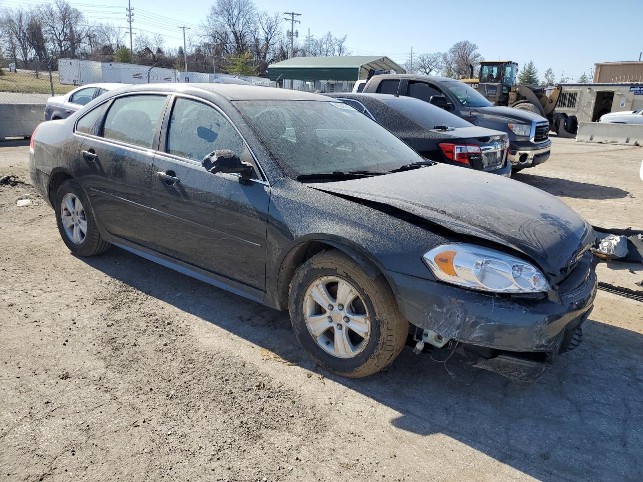 2013 Chevrolet Impala VIN 2G1WA5E36D1161348 Copart auction photo, front end / all over damage thumbnail 4
