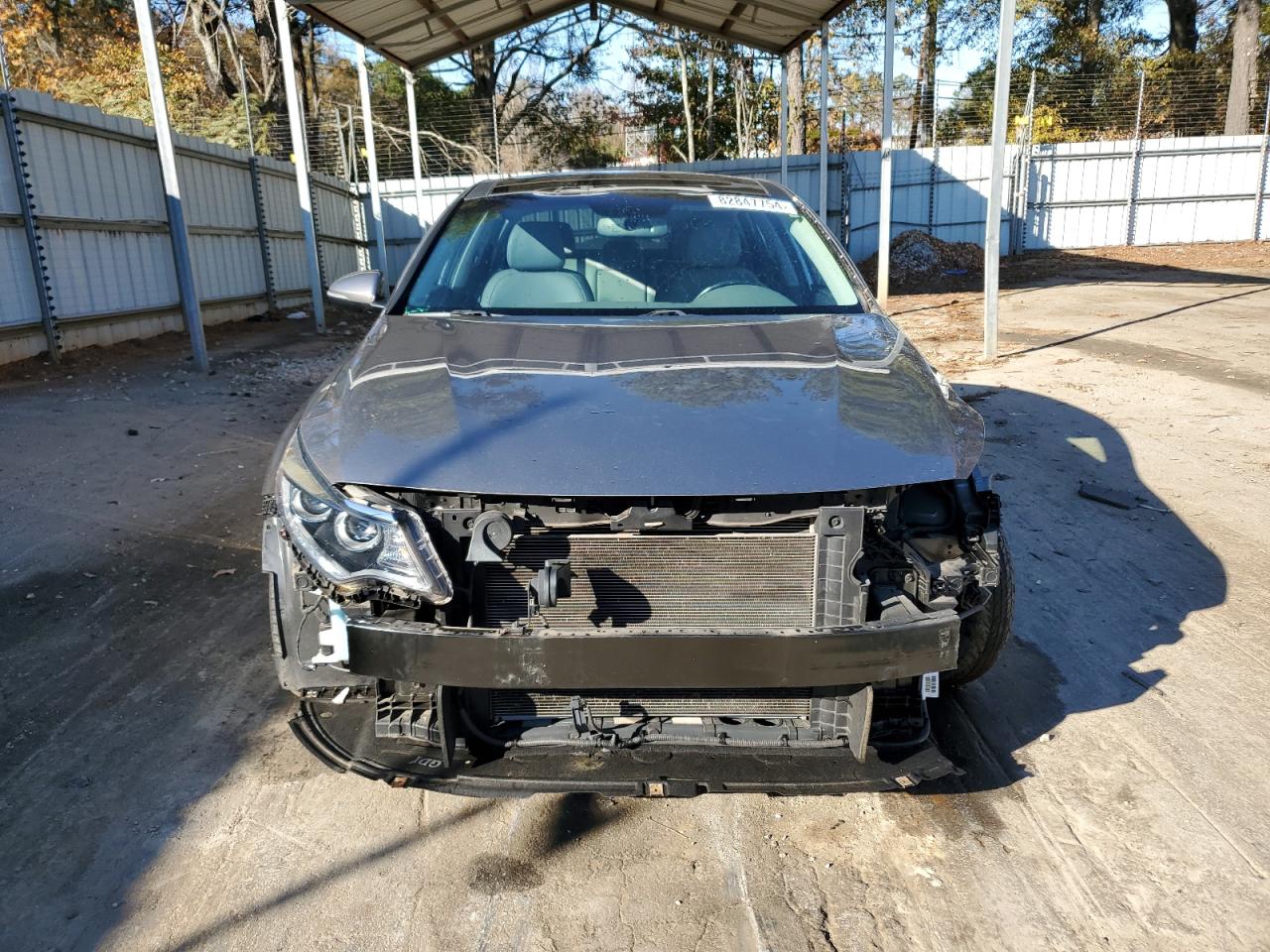 2016 KIA Optima VIN 5XXGU4L30GG046419 Copart auction photo, front end / side damage thumbnail 5