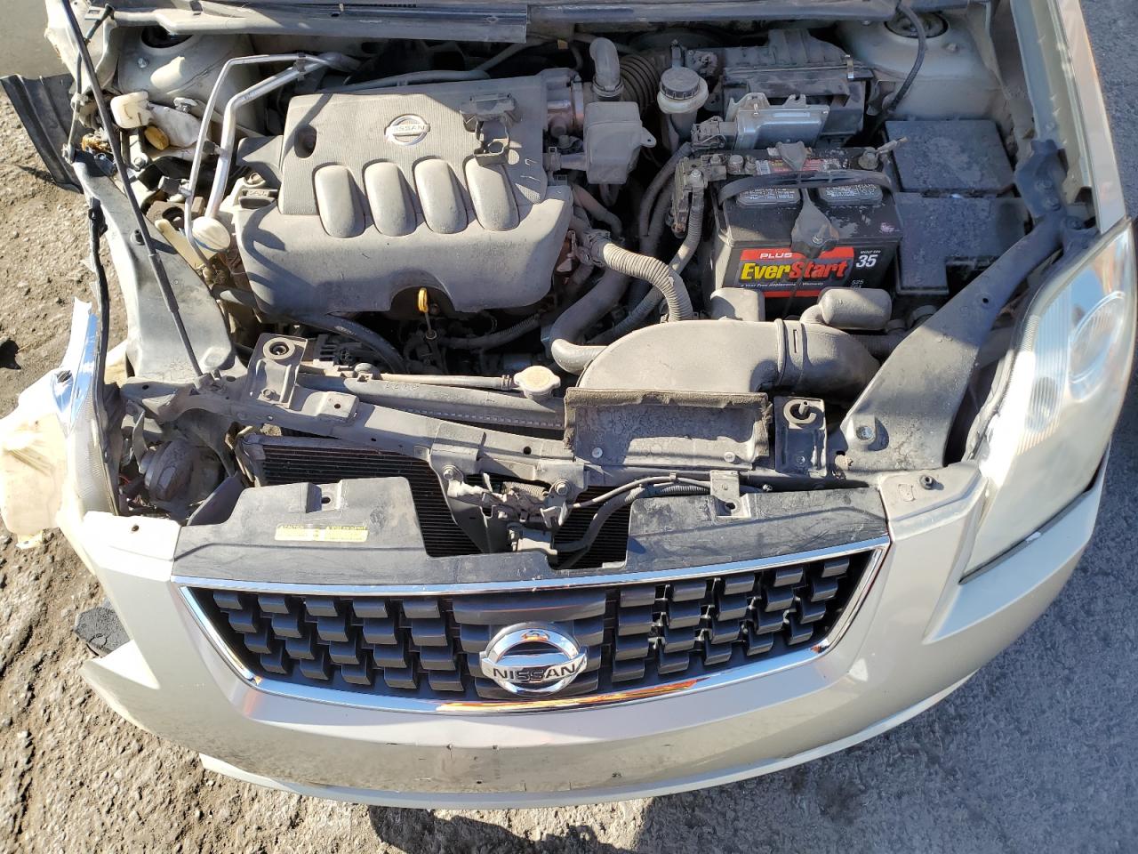 2008 Nissan Sentra VIN 3N1AB61E68L732257 Copart auction photo, front end damage thumbnail 11