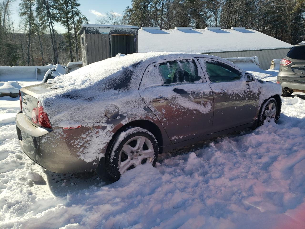 2012 Chevrolet Malibu VIN 1G1ZB5E06CF202715 Copart auction photo, front end / side damage thumbnail 3
