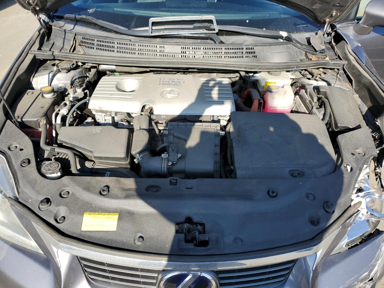 2012 Lexus CT VIN JTHKD5BHXC2094408 Copart auction photo, front end damage thumbnail 11