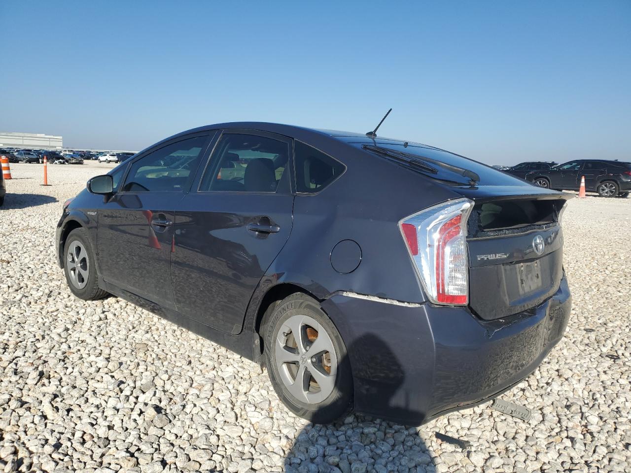 2015 Toyota Prius VIN JTDKN3DU7F0476098 Copart auction photo, rear end / side damage thumbnail 2