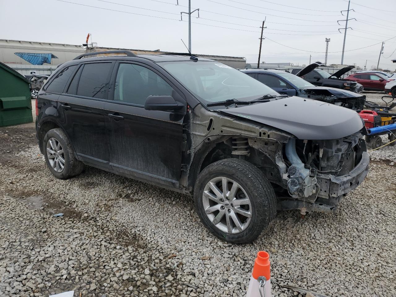 2013 Ford Edge VIN 2FMDK3JC9DBC84587 Copart auction photo, front end / minor dent/scratches damage thumbnail 4