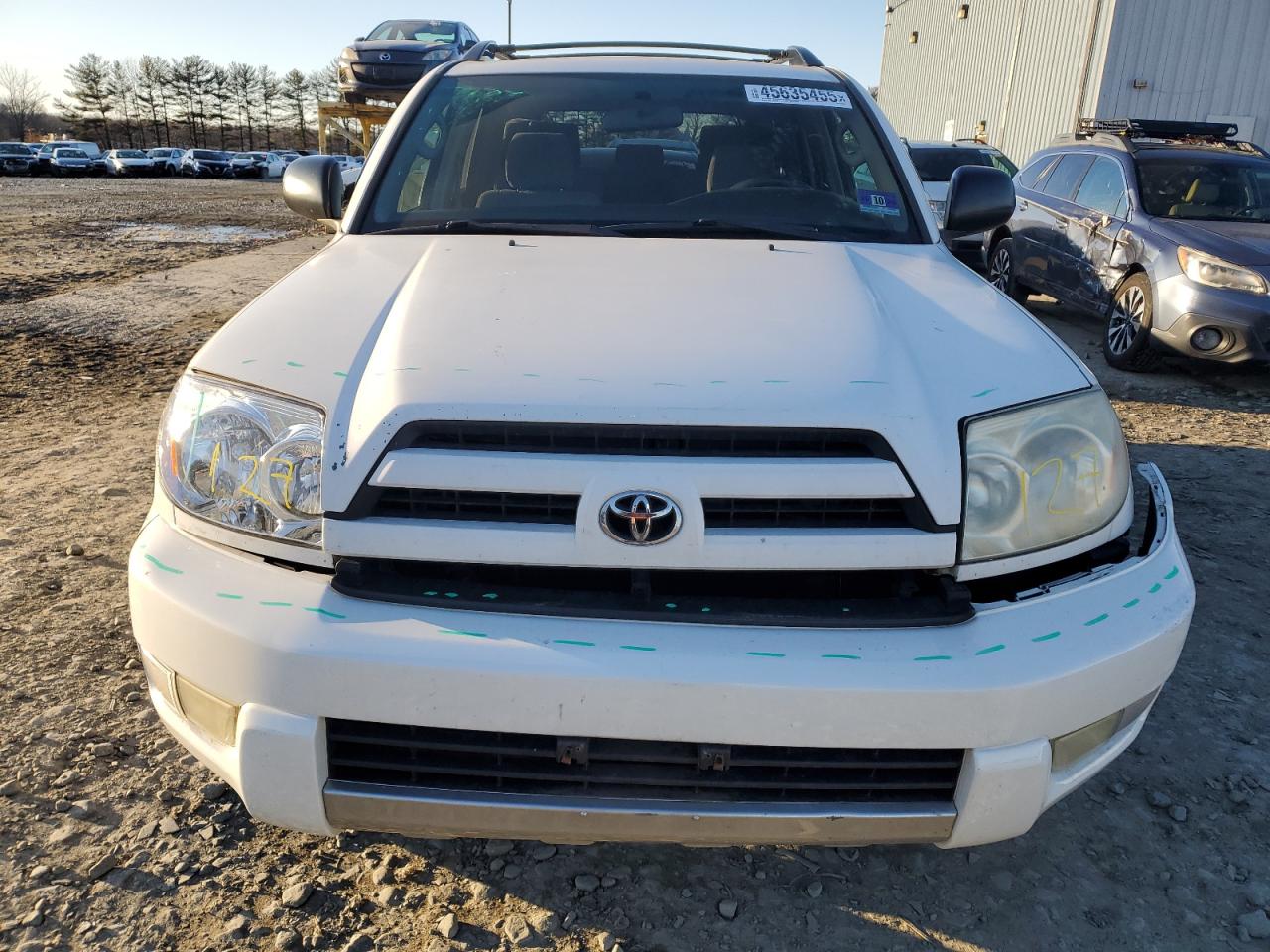 2004 Toyota 4Runner VIN JTEBU14R440043124 Copart auction photo, front end / rear end damage thumbnail 5