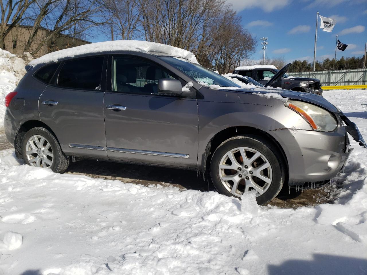 2011 Nissan Rogue VIN JN8AS5MVXBW672413 Copart auction photo, front end damage thumbnail 4