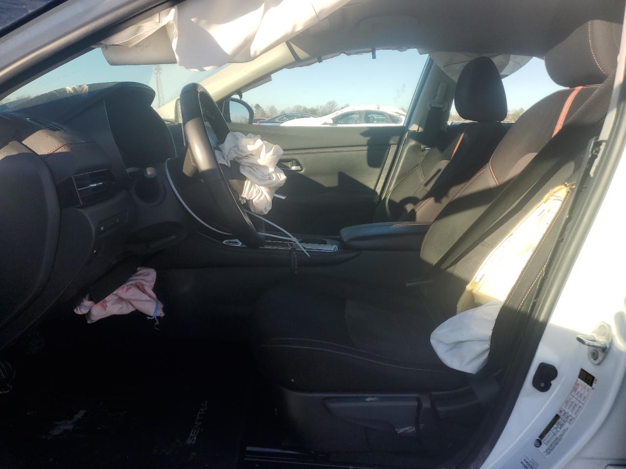 2022 Nissan Sentra VIN 3N1AB8DV8NY302820 Copart auction photo, front end / side damage thumbnail 7