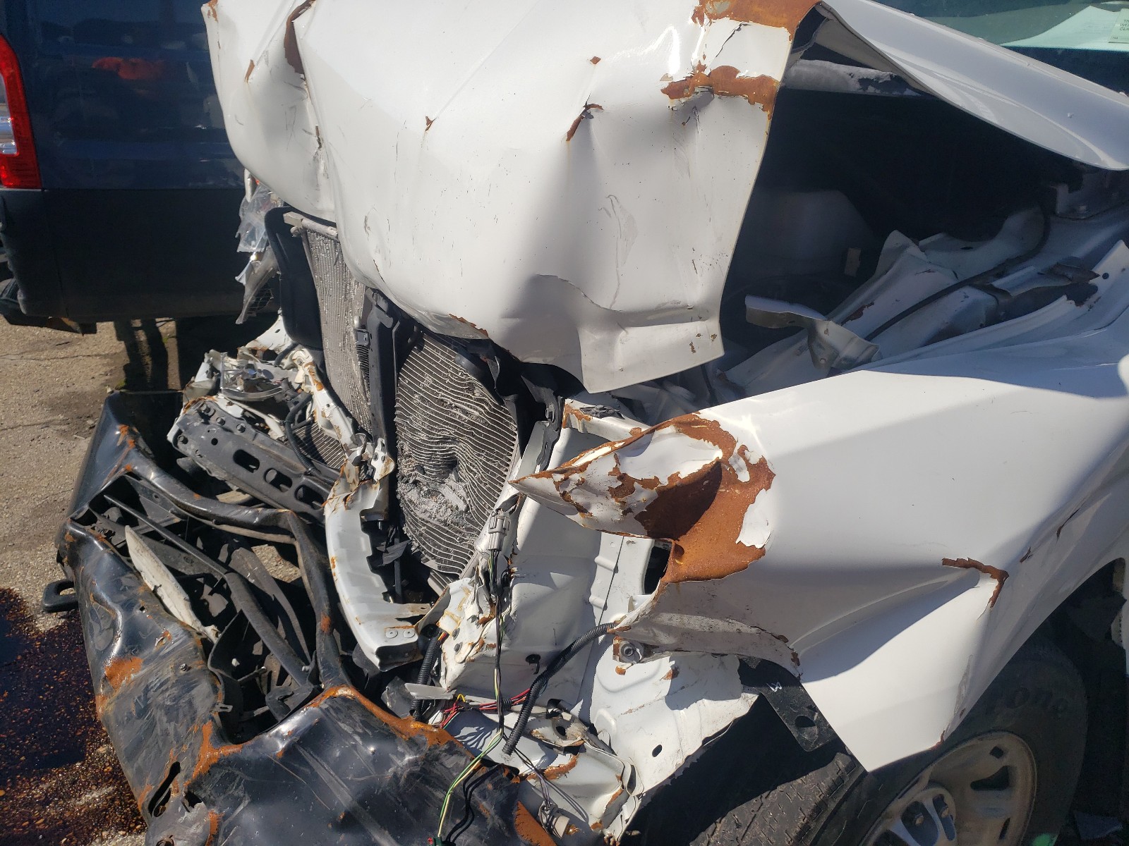 2014 Nissan NV VIN 1N6AF0LYXEN106502 Copart auction photo, front end damage thumbnail 9