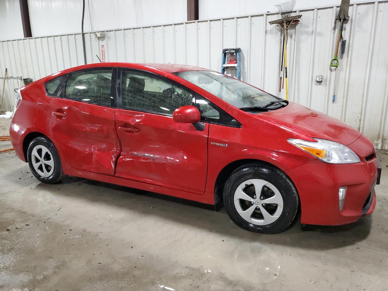 2013 Toyota Prius VIN JTDKN3DU5D5658916 Copart auction photo, side damage thumbnail 4