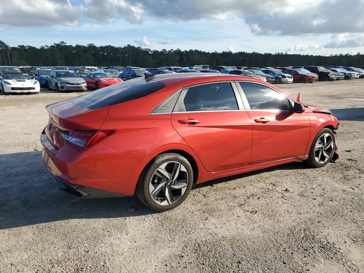 2021 Hyundai Elantra VIN KMHLP4AG2MU150603 Copart auction photo, front end damage thumbnail 3
