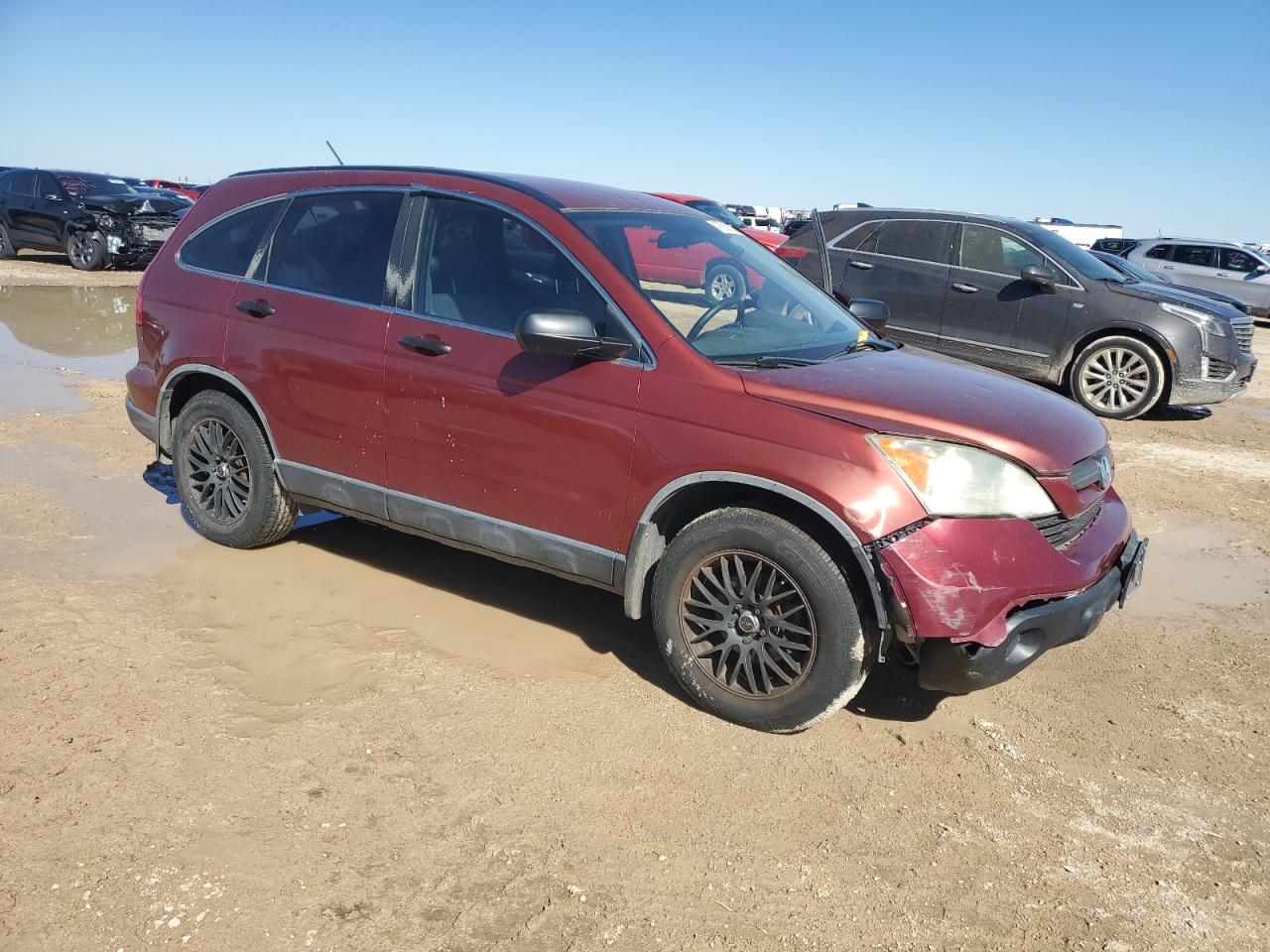 2007 Honda CR-V VIN JHLRE383X7C037092 Copart auction photo, hail / normal wear damage thumbnail 4
