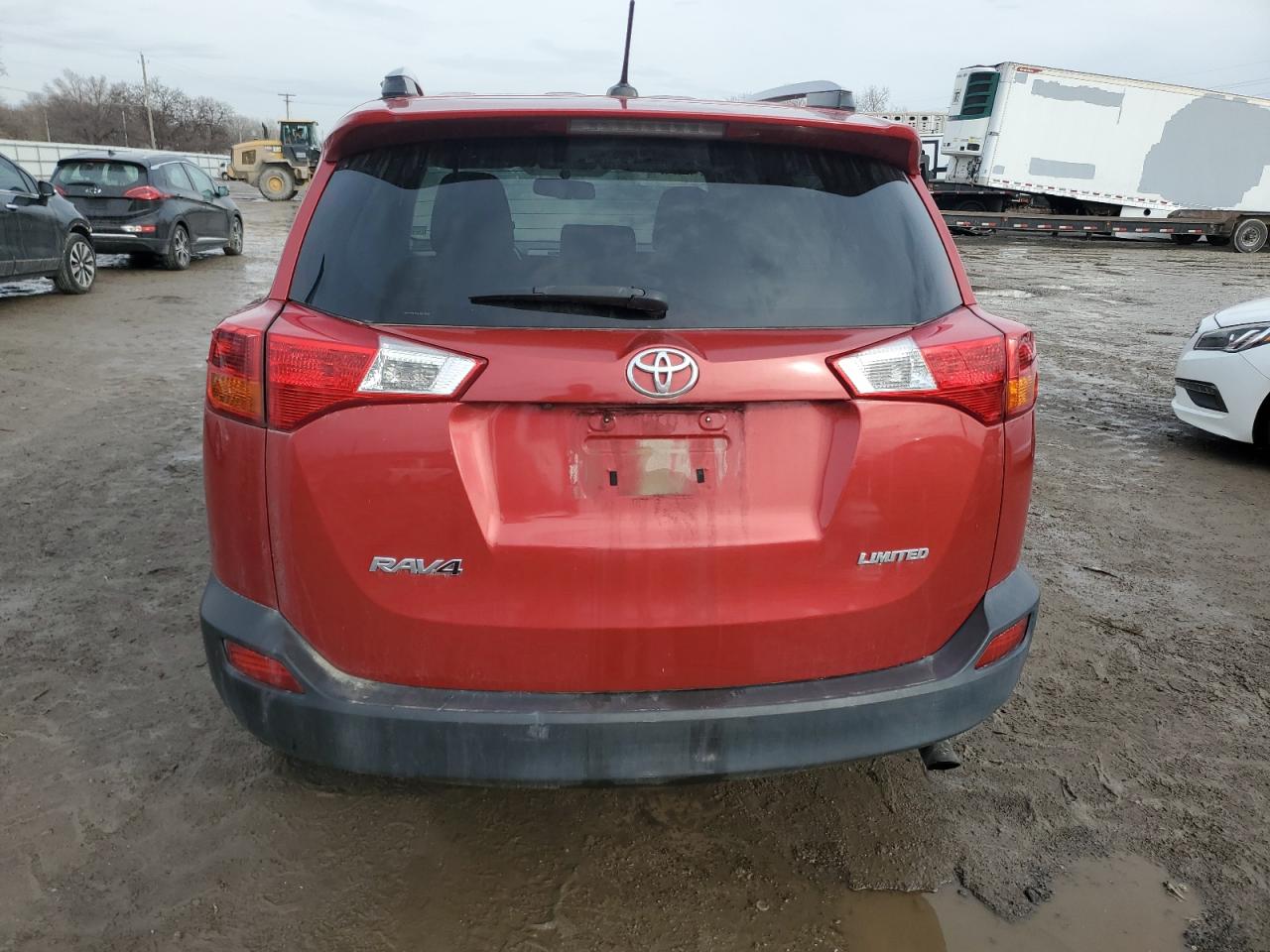 2014 Toyota RAV 4 VIN JTMYFREV0EJ017649 Copart auction photo, front end / side damage thumbnail 6