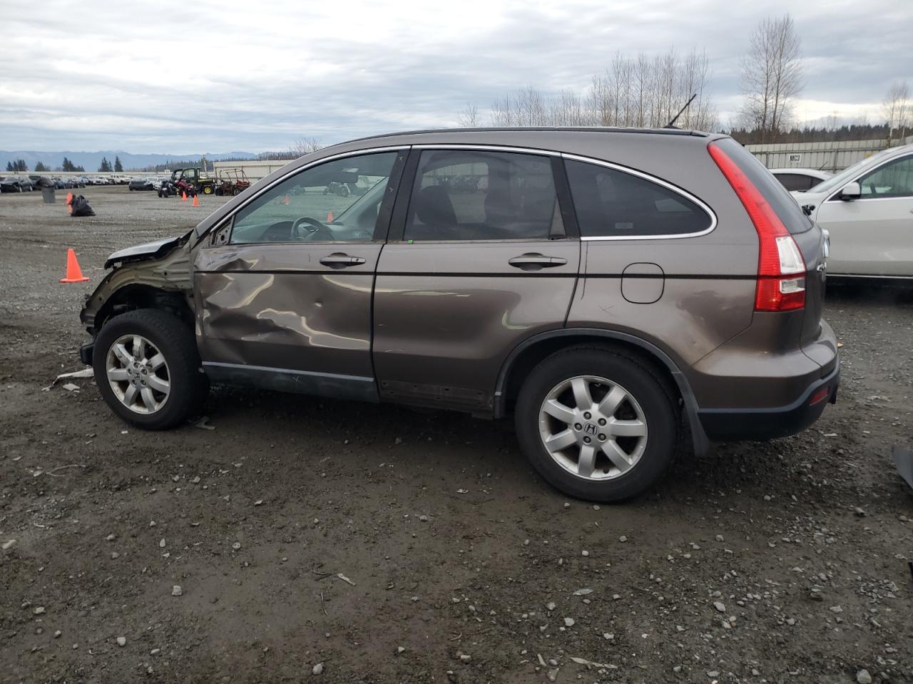 2009 Honda CR-V VIN 5J6RE38779L006878 Copart auction photo, front end / side damage thumbnail 2