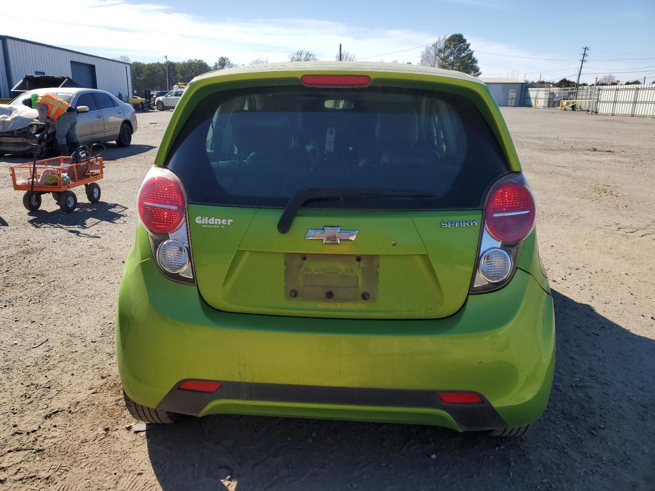2015 Chevrolet Spark VIN KL8CD6S90FC811443 Copart auction photo, front end damage thumbnail 6