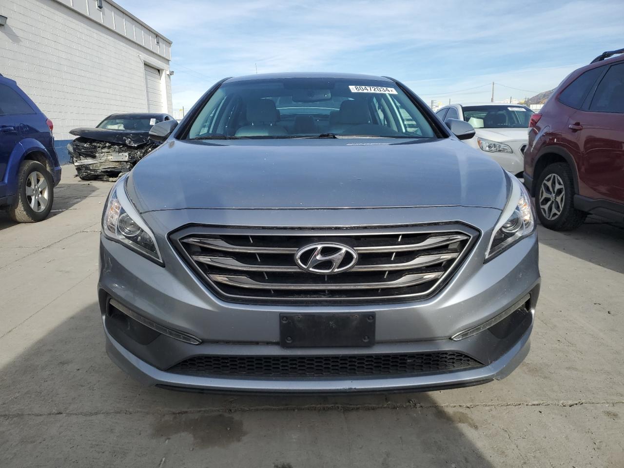 2015 Hyundai Sonata VIN 5NPE34AF0FH242371 Copart auction photo, rear end damage thumbnail 5