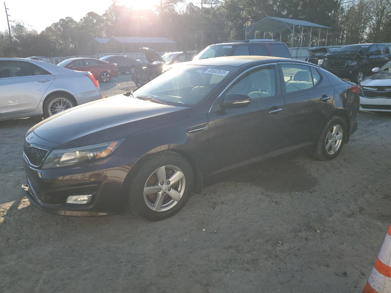 2015 KIA Optima VIN 5XXGM4A71FG489988 - Copart auction photo