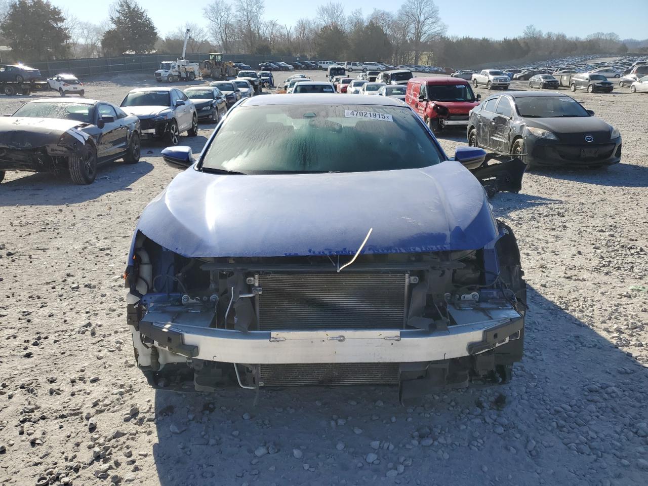 2021 Honda Civic VIN 2HGFC2F6XMH512103 Copart auction photo, front end / side damage thumbnail 5
