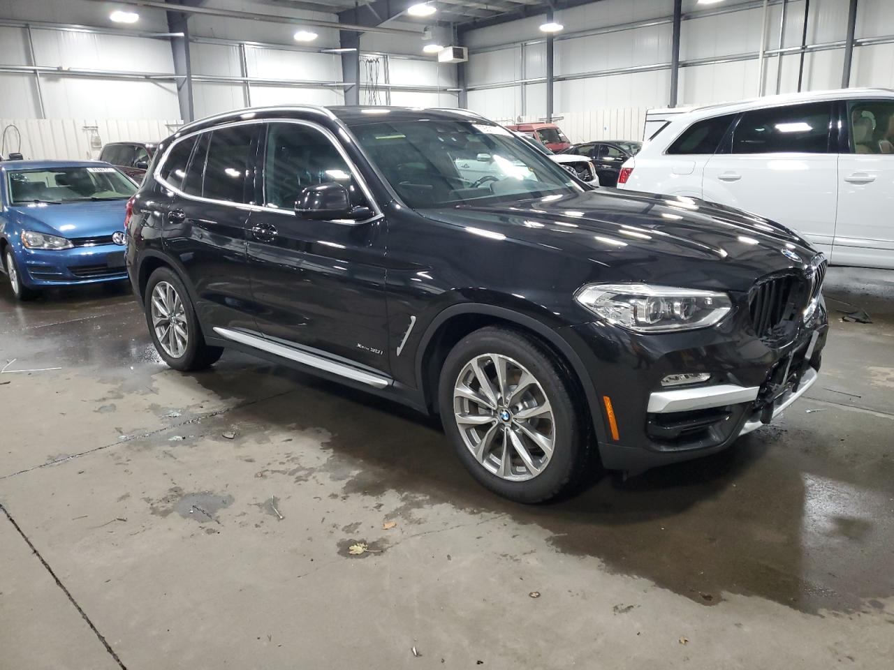 2018 BMW X3 VIN 5UXTR9C56JLC69961 Copart auction photo, front end damage thumbnail 4