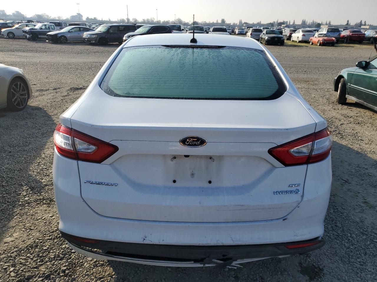 2013 Ford Fusion VIN 3FA6P0LU3DR275846 Copart auction photo, rear end damage thumbnail 6