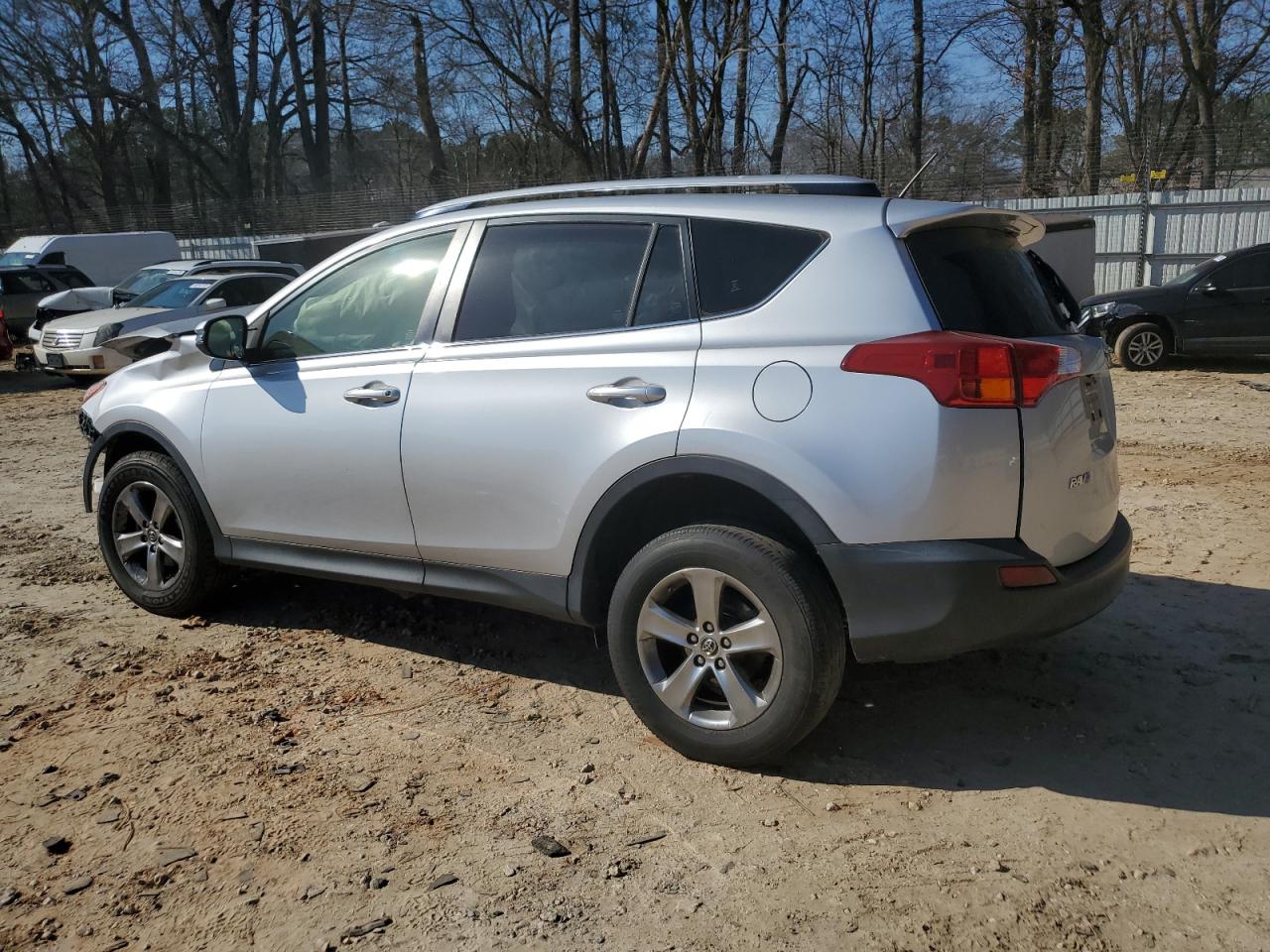 2015 Toyota RAV 4 VIN JTMWFREV7FD078147 Copart auction photo, front end / side damage thumbnail 2