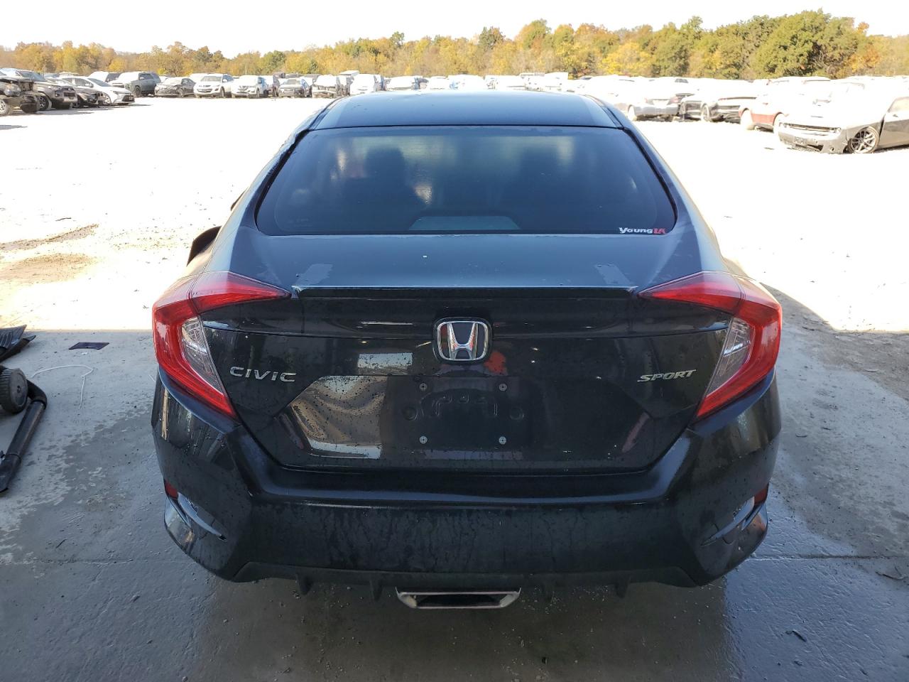2021 Honda Civic VIN 19XFC2F84ME000493 Copart auction photo, frame damage / side damage thumbnail 6