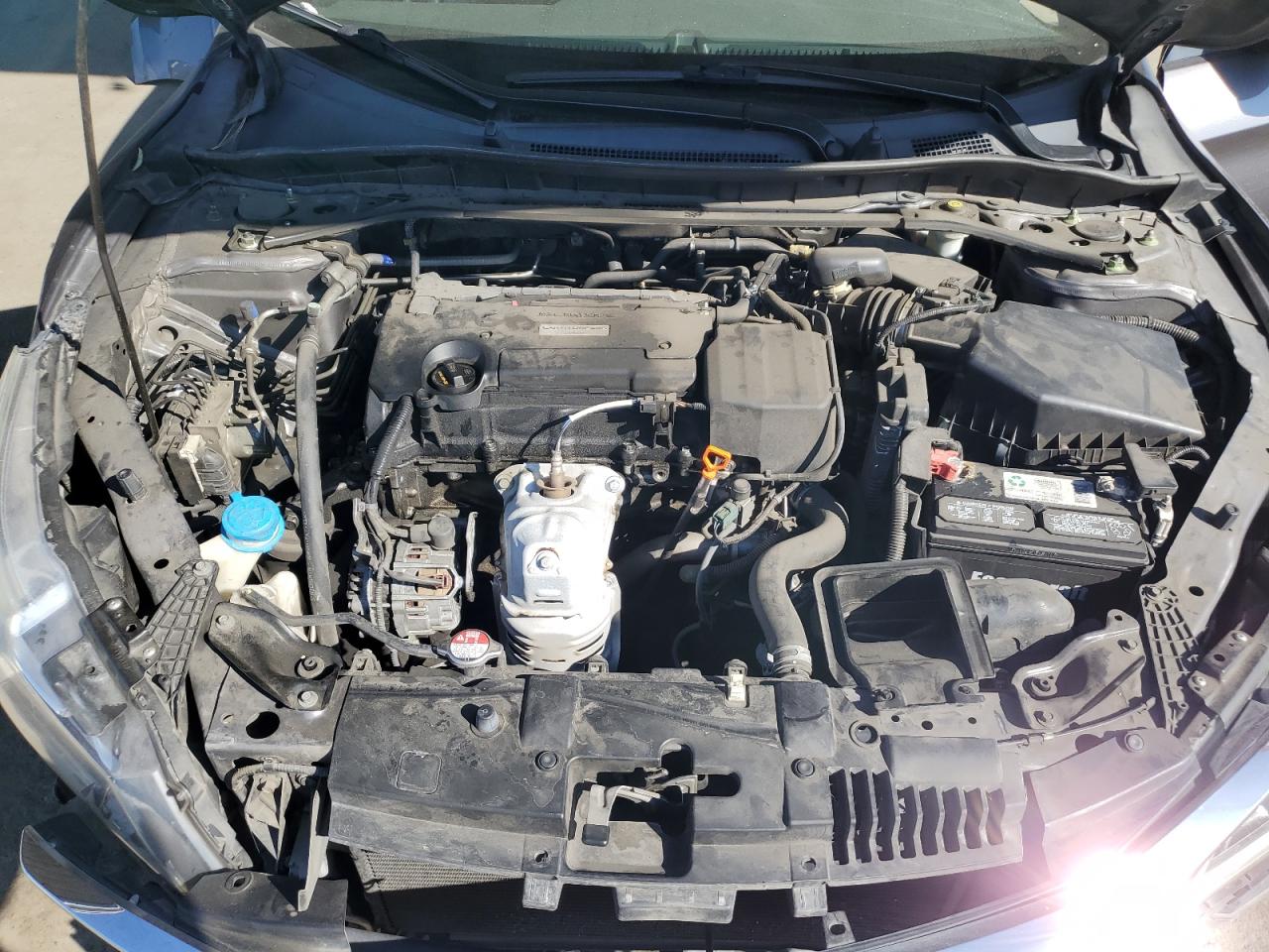 2017 Honda Accord VIN 1HGCR2F53HA277296 Copart auction photo, front end / side damage thumbnail 13