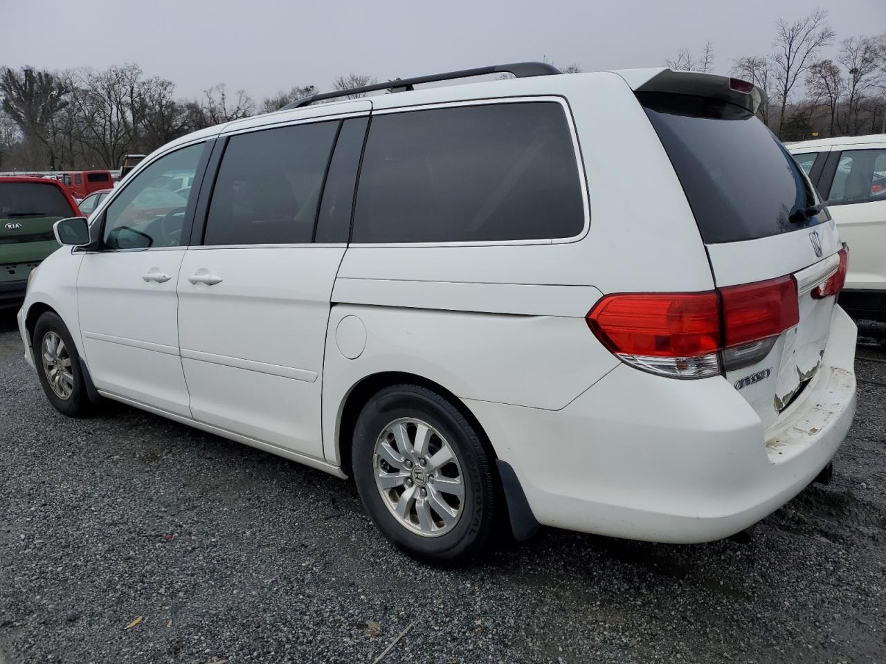2010 Honda Odyssey VIN 5FNRL3H60AB037707 Copart auction photo, rear end damage thumbnail 2