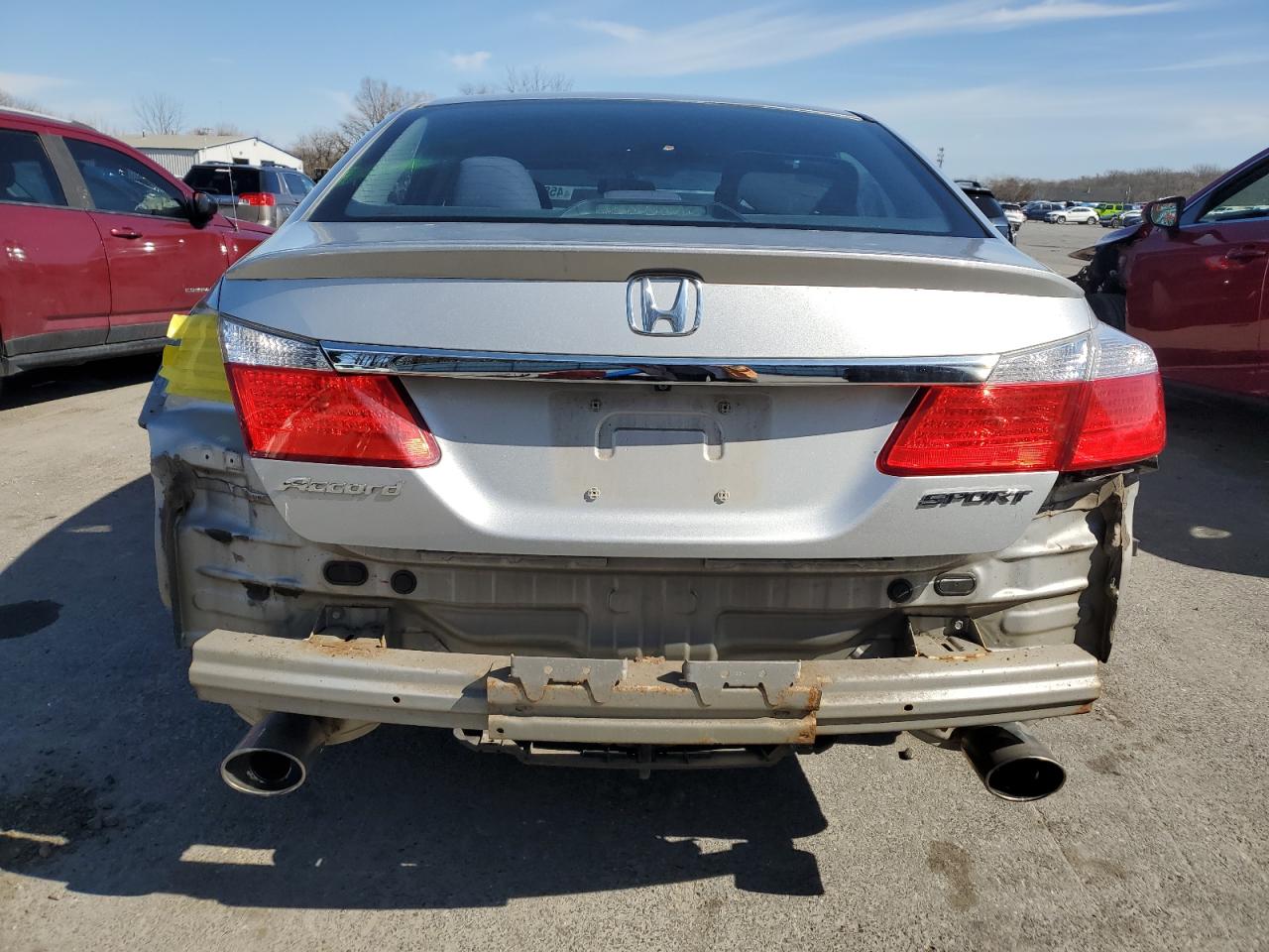 2015 Honda Accord VIN 1HGCR2F54FA021942 Copart auction photo, rear end damage thumbnail 6
