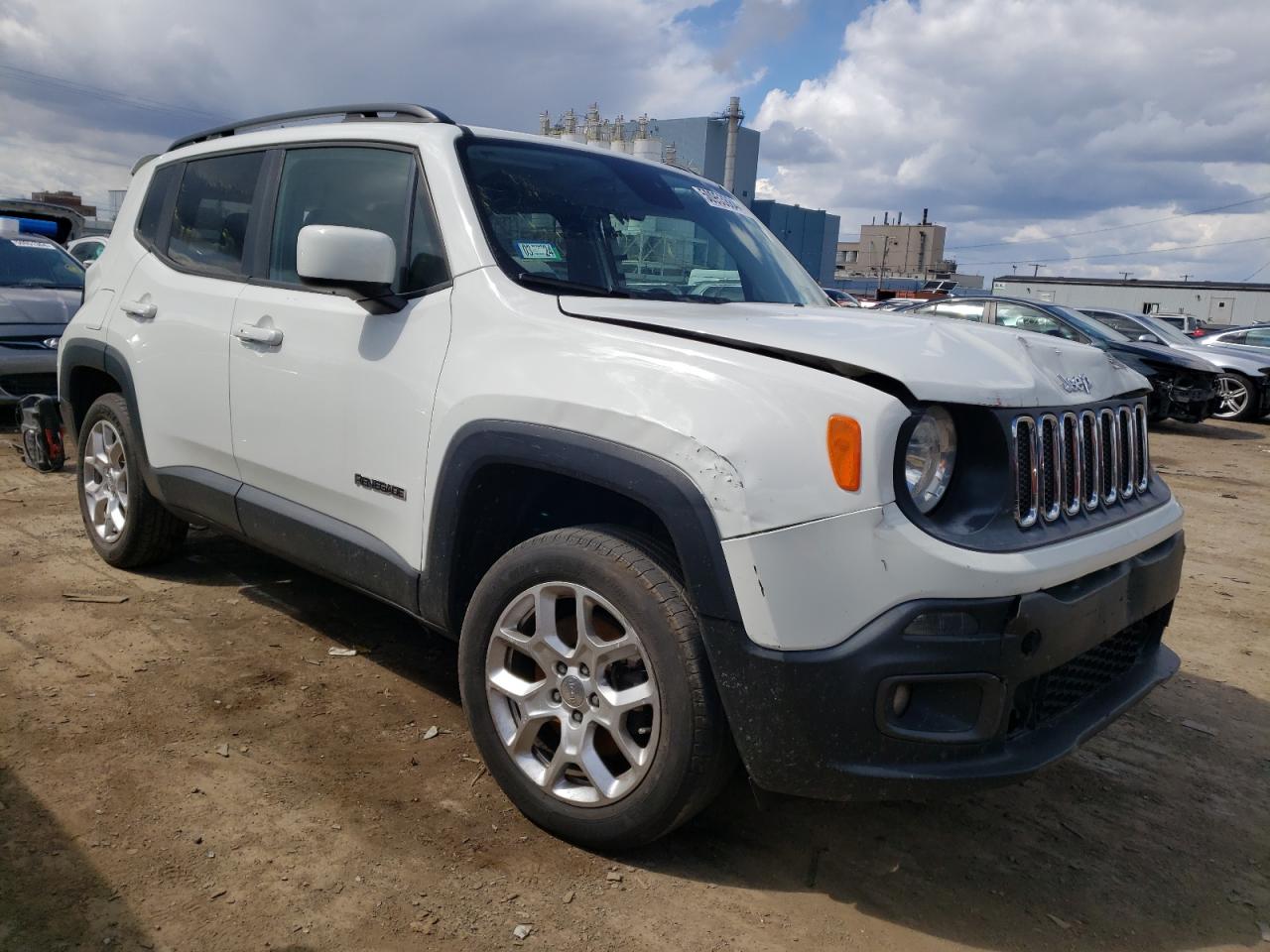 2017 Jeep Renegade VIN ZACCJBBB6HPG49599 Copart auction photo, rear end / front end damage thumbnail 4