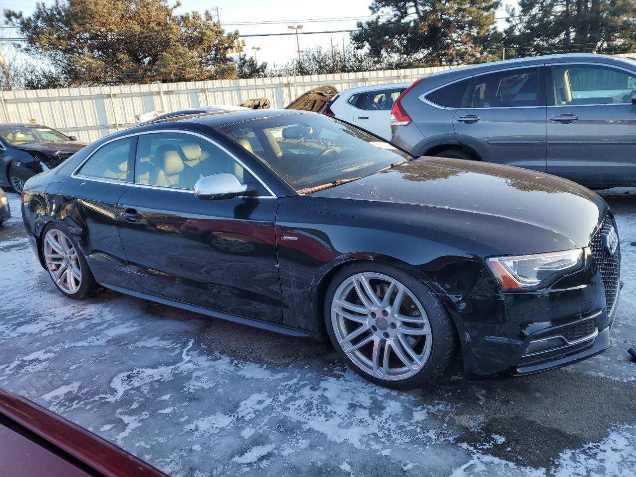 2015 Audi RS5 VIN WAUGGAFR0FA010940 Copart auction photo, all over damage thumbnail 4