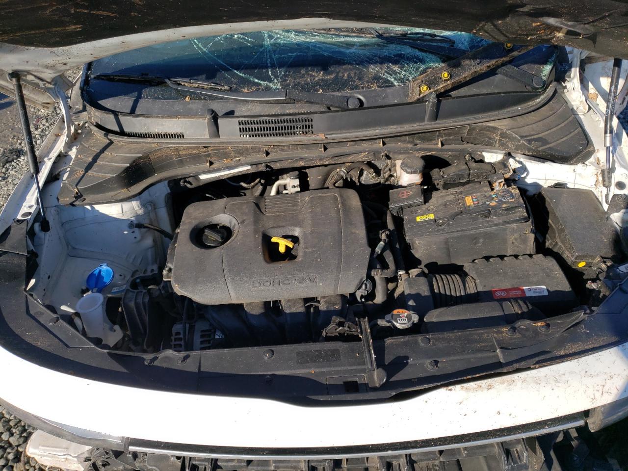 2021 KIA Soul VIN KNDJ23AUXM7140569 Copart auction photo, rollover damage thumbnail 12