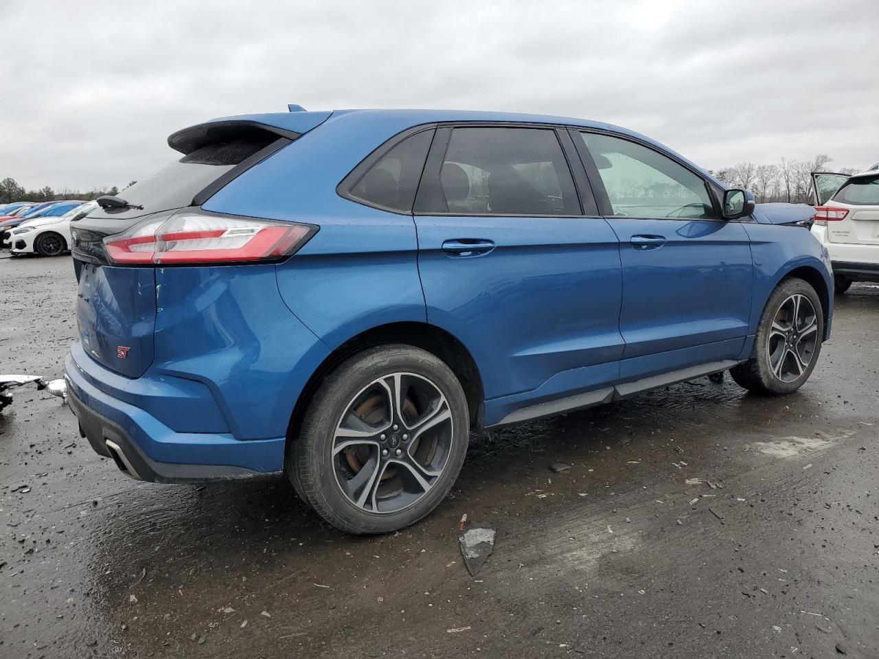 2019 Ford Edge VIN 2FMPK4AP0KBB94358 Copart auction photo, front end / side damage thumbnail 3