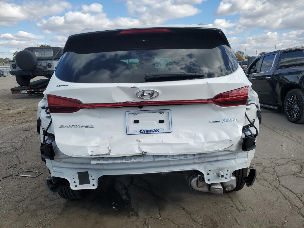 2022 Hyundai Santa Fe VIN KM8S7DA26NU043409 Copart auction photo, rear end damage thumbnail 6
