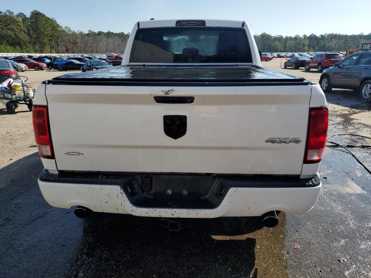 2014 RAM 1500 VIN 1C6RR7FT3ES355187 Copart auction photo, side damage thumbnail 6