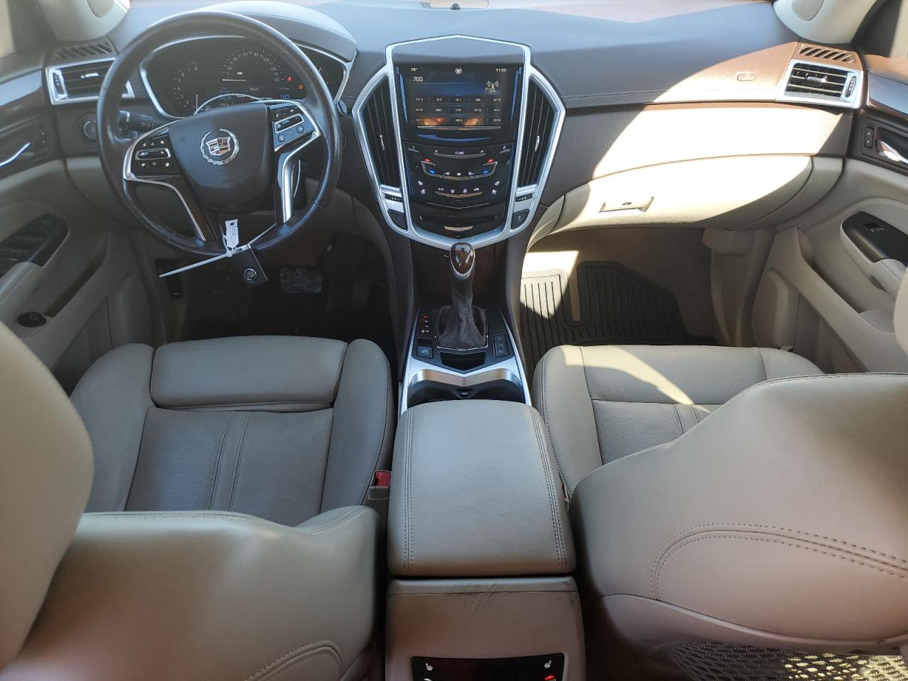 2014 Cadillac SRX VIN 3GYFNGE33ES561570 Copart auction photo, front end / rear end damage thumbnail 8