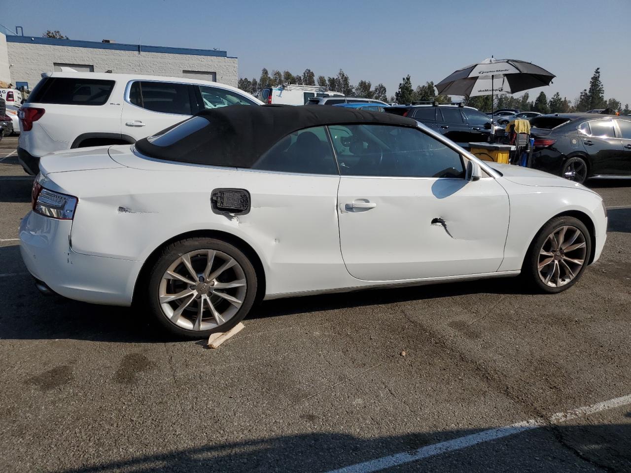 2013 Audi A5 VIN WAUJFAFH0DN007218 Copart auction photo, all over damage thumbnail 3