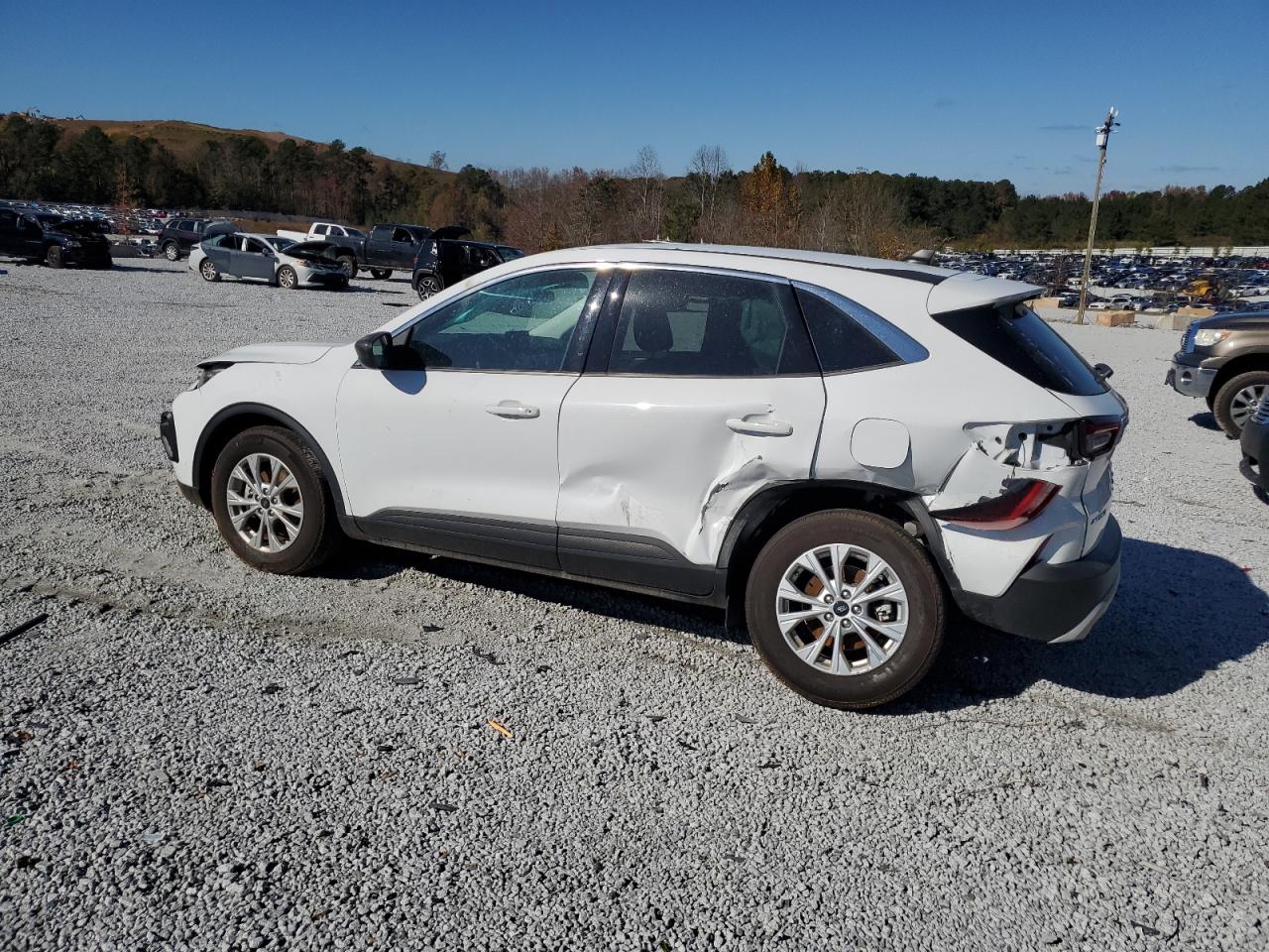 2023 Ford Escape VIN 1FMCU0GN9PUA25500 Copart auction photo, rear end / side damage thumbnail 2