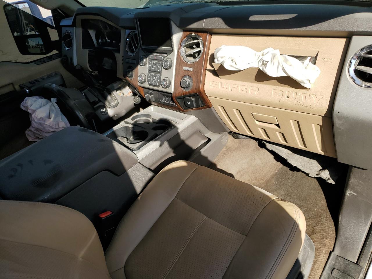 2012 Ford F250 VIN 1FT7W2BT5CEC32830 Copart auction photo, front end damage thumbnail 8