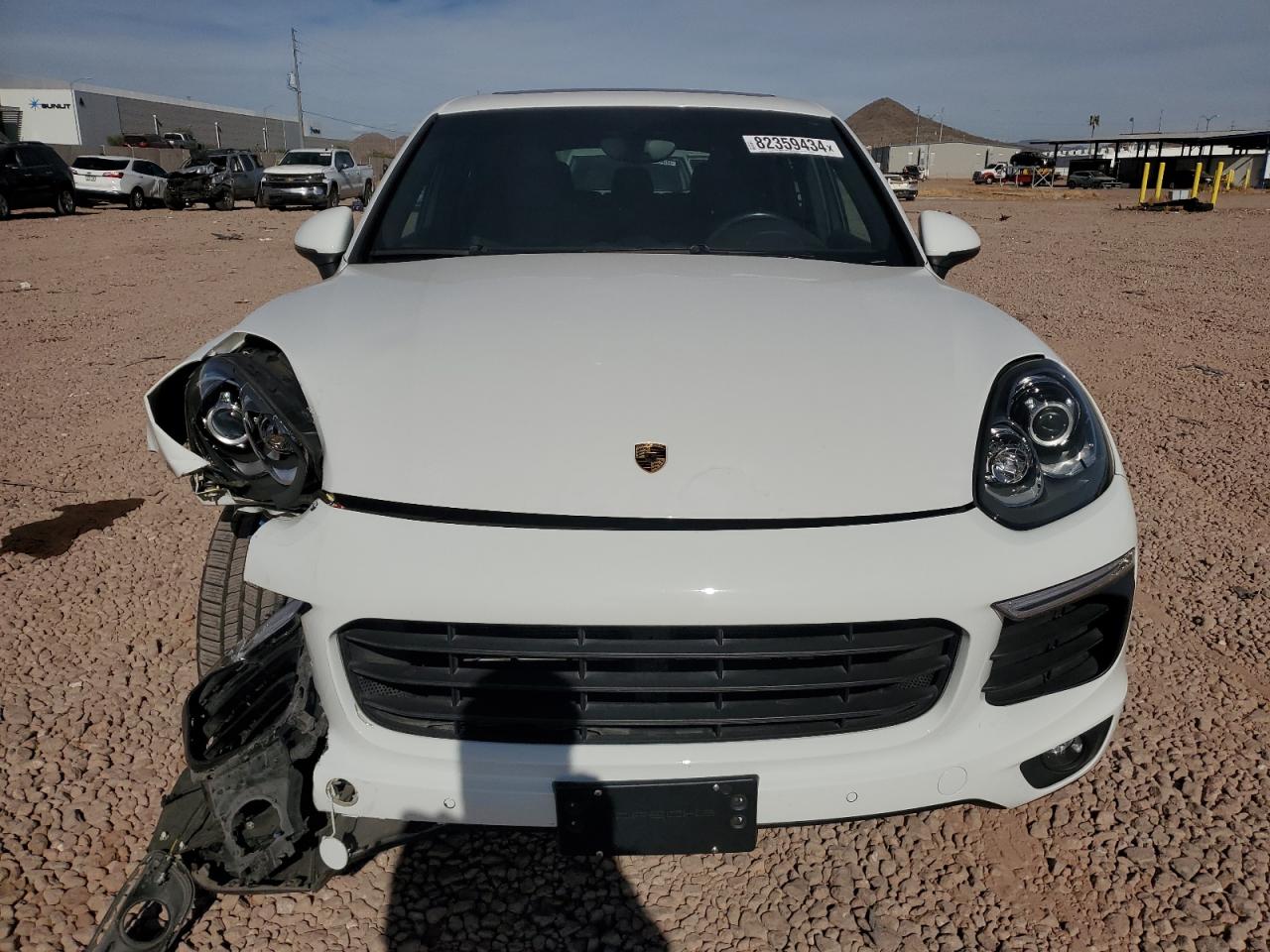 2018 Porsche Cayenne VIN WP1AA2A21JKA01577 Copart auction photo, front end damage thumbnail 5