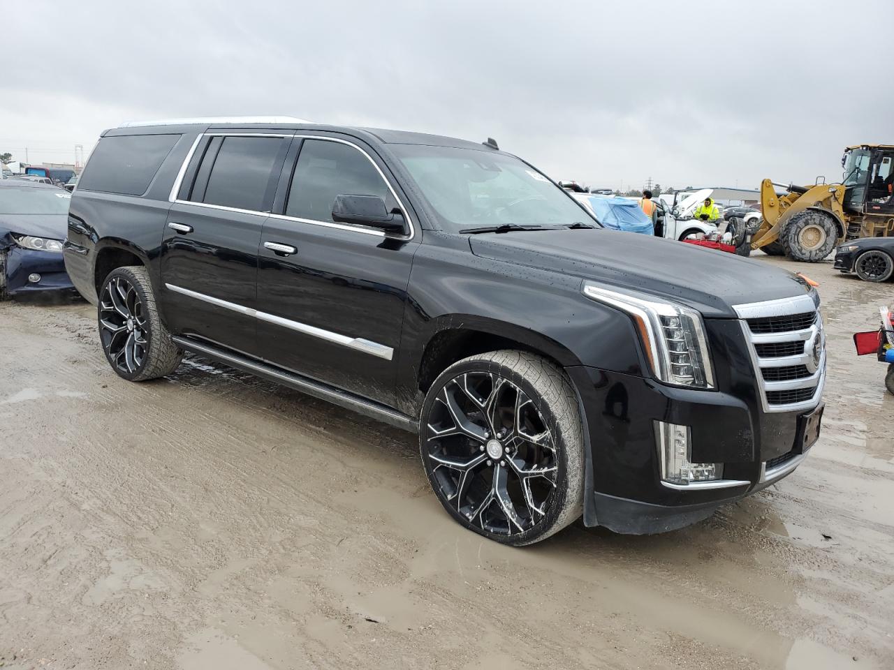 2015 Cadillac Escalade VIN 1GYS4JKJXFR295986 Copart auction photo, normal wear / minor dent/scratches damage thumbnail 4