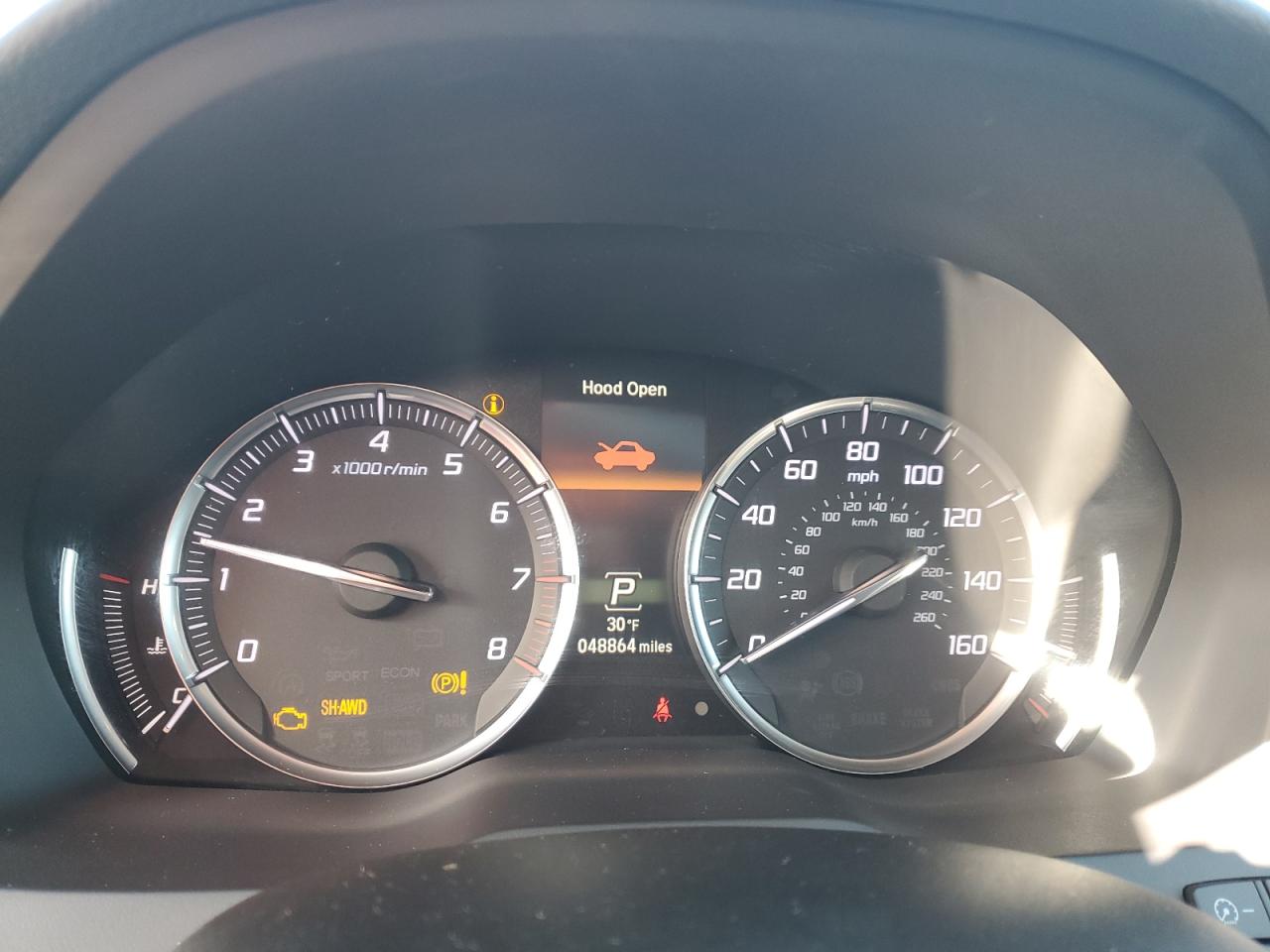 2020 Acura MDX VIN 5J8YD4H30LL006205 Copart auction photo, front end damage thumbnail 9